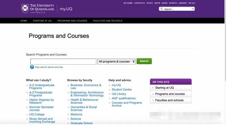 昆士兰大学选课技巧及选课流程详解