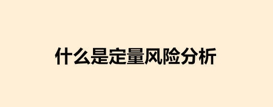 定量风险管理适合中国留学生吗？(定量风险管理的含义)