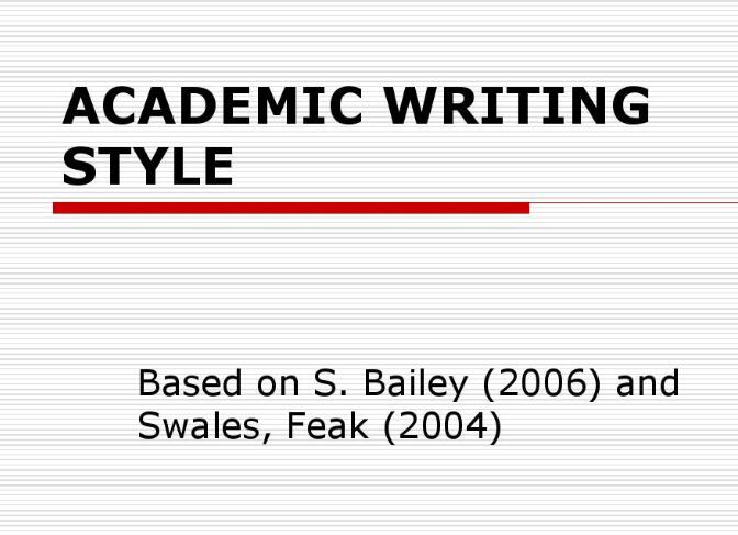 Referencing在academic writing中的使用