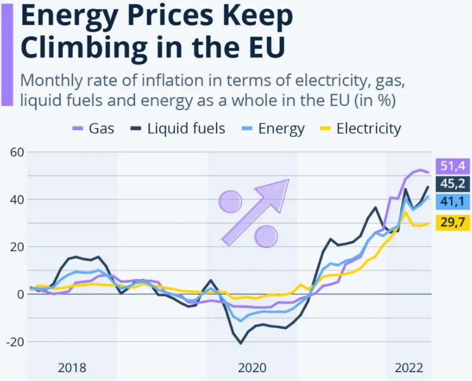 欧洲留学生亲历通胀：能源涨价 忧冬季到来！