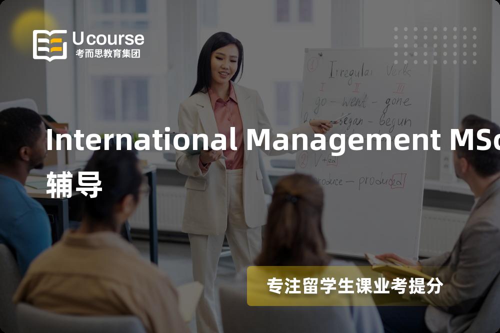 International Management MSc辅导机构那家好？