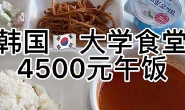 在韩留学生伙食照流出，网友吐槽韩国队：好意思嫌弃中餐难吃?