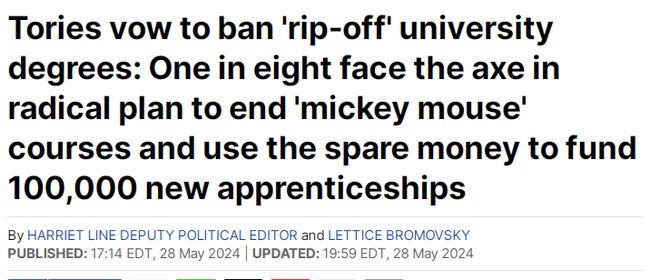 英国将削减1/8&ldquo;米奇老鼠&rdquo;学位，这所大学榜上有名！