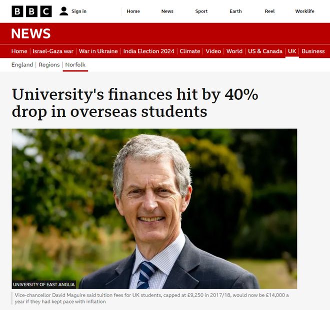 留学生大降40%，又一所英国大学深陷财务危机！