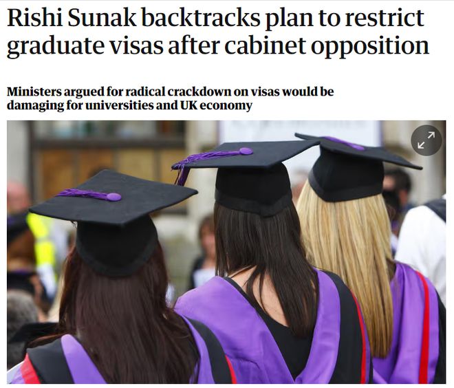 英国毕业生工签确定继续保留