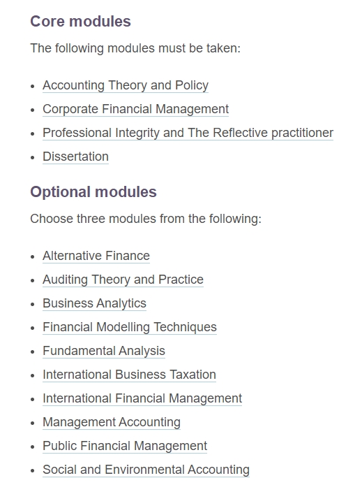 英国伯明翰大学AF硕士课程预习建议