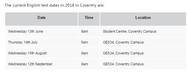 考文垂语言内测辅导班哪个机构有名一点?