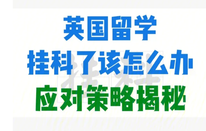 英国本科挂科辅导那里好？？
