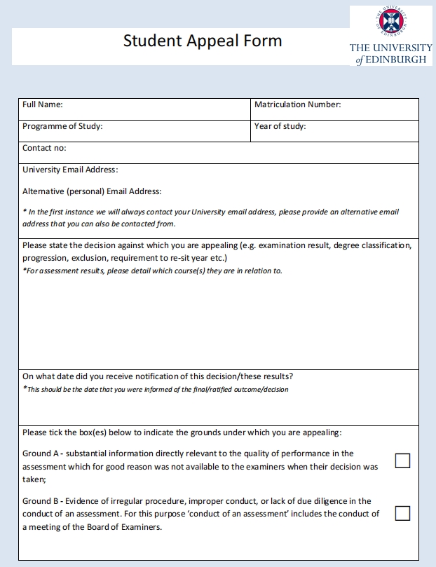 爱丁堡大学挂科申诉注意事项【2024最新】