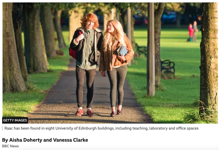 英国16所高校关闭含Raac的建筑，波及教学楼和学生宿舍 