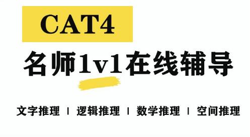 在线CAT4考试一对一补习
