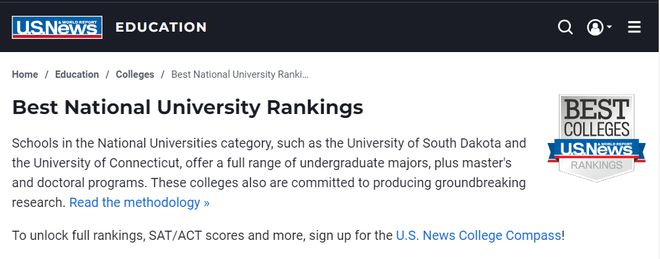 2025U.S.News全美大学排名发布！宾大跌至历史最低，NYU重回Top30！
