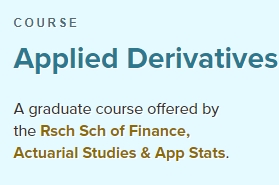 Applied Derivatives课程担心不及格？提分技巧分享！