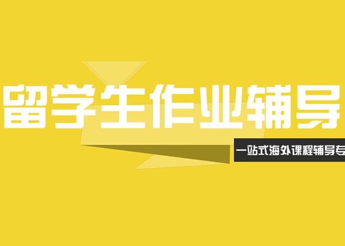 美国留学生report辅导